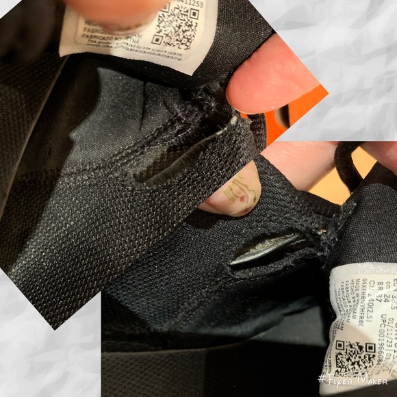 Nike Black & White Running Shoes - size 6 Youth - Picture 15 of 16